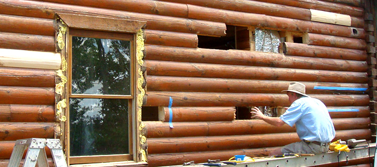Log Home Repair Venedocia, Ohio